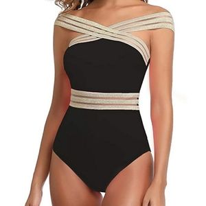 Tummy control goddess one piece high waist large
